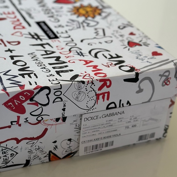 Dolce&Gabbana Portofino sneakers size 10 (IT 40) viola - Picture 2 of 13